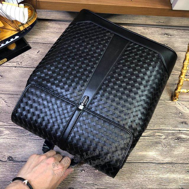 BV男包 寶緹嘉經典款雙肩包 進口皮BV男士後背包  nbq1019